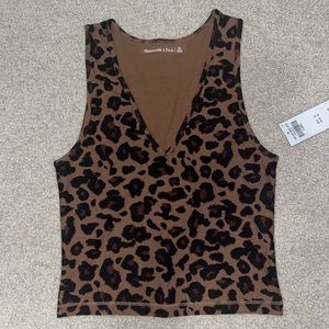 Abercrombie & Fitch cheetah tank